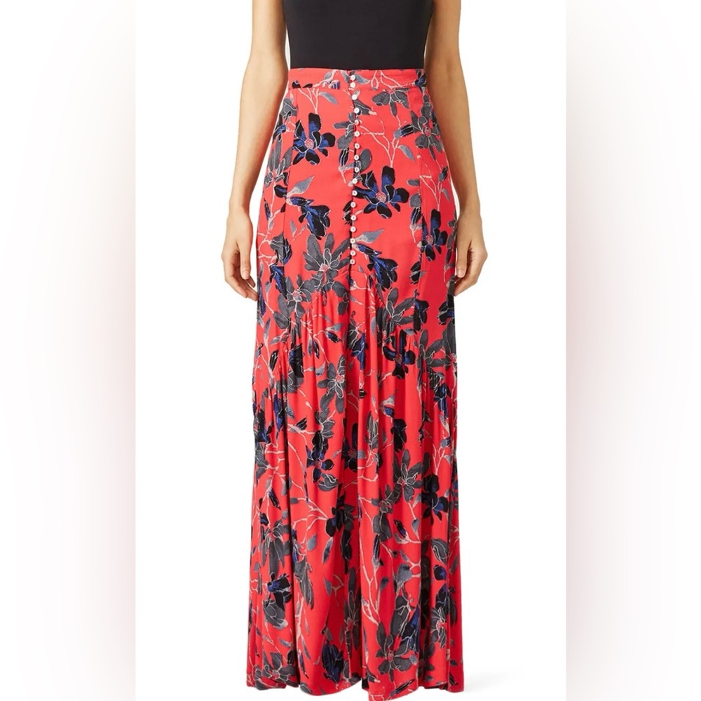 Vibrant FreePeople Maxi Skirt